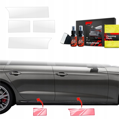 Attēls no GrizzGlass Folia ochronna na progi GrizzGlass BodyShield do Audi A4 Avant (2019-2024) [4w1]