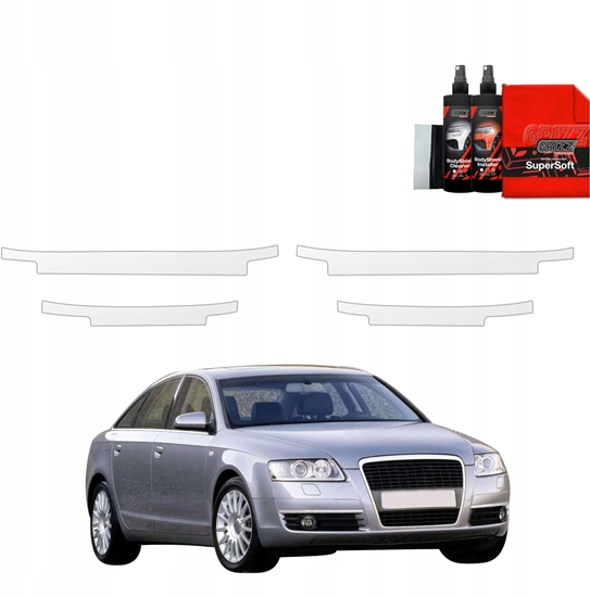 Picture of GrizzGlass Folia ochronna na progi GrizzGlass BodyShield do Audi A6 C6 Sedan 4D (2004-2008) [4w1]