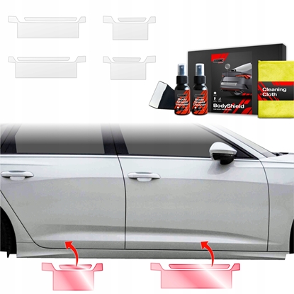 Attēls no GrizzGlass Folia ochronna na progi GrizzGlass BodyShield do Audi A6 C8 Sedan (2018-2023) [4w1]