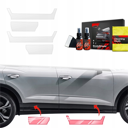 Attēls no GrizzGlass Folia ochronna na progi GrizzGlass BodyShield do Audi Q3 Sportback (2018-2025) [4w1]