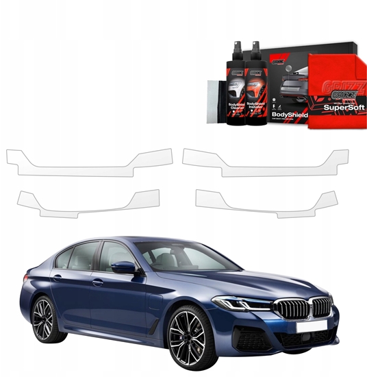 Picture of GrizzGlass Folia ochronna na progi GrizzGlass BodyShield do BMW 5 G30 Sedan (2023-2025) [4w1]