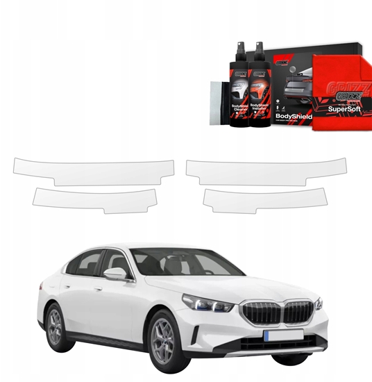 Picture of GrizzGlass Folia ochronna na progi GrizzGlass BodyShield do BMW 5 Sedan G60 520i (2024-2025) [4w1]