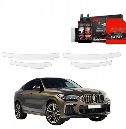 Attēls no GrizzGlass Folia ochronna na progi GrizzGlass BodyShield do BMW X6M (2019-2023) [4w1]