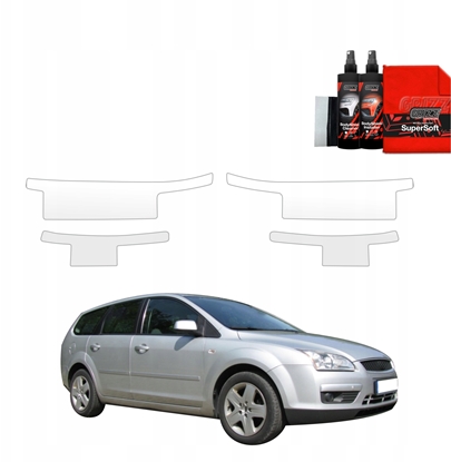 Attēls no GrizzGlass Folia ochronna na progi GrizzGlass BodyShield do Ford Focus Mk2 Kombi (2004-2007) [4w1]