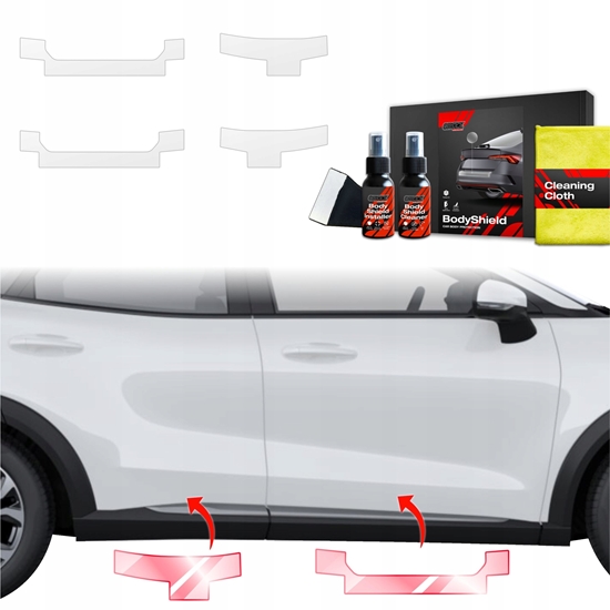 Picture of GrizzGlass Folia ochronna na progi GrizzGlass BodyShield do Ford Puma Facelift (2024-2025) [4w1]
