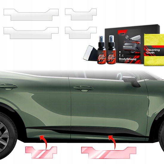 Picture of GrizzGlass Folia ochronna na progi GrizzGlass BodyShield do Kia Sportage 5 (2021-2025) [4w1]