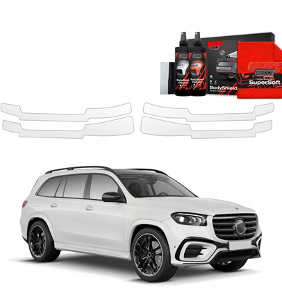 Attēls no GrizzGlass Folia ochronna na progi GrizzGlass BodyShield do Mercedes GLS 450d (2023-2025) [4w1]