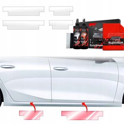 Attēls no GrizzGlass Folia ochronna na progi GrizzGlass BodyShield do Opel Astra (2021-2024) [4w1]