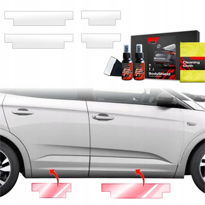 Attēls no GrizzGlass Folia ochronna na progi GrizzGlass BodyShield do Opel Grandland (2021-2024) [4w1]