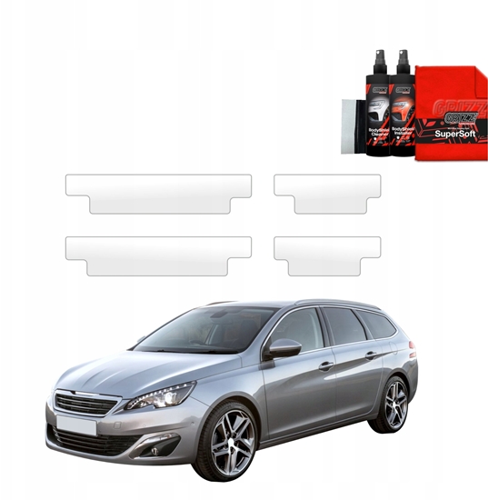 Picture of GrizzGlass Folia ochronna na progi GrizzGlass BodyShield do Peugeot 308 Kombi (2013-2021) [4w1]