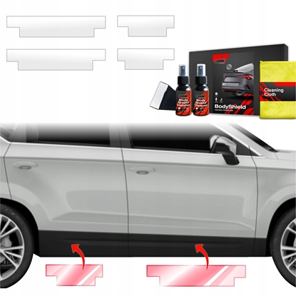 Attēls no GrizzGlass Folia ochronna na progi GrizzGlass BodyShield do Seat Ateca (2020-2025) [4w1]