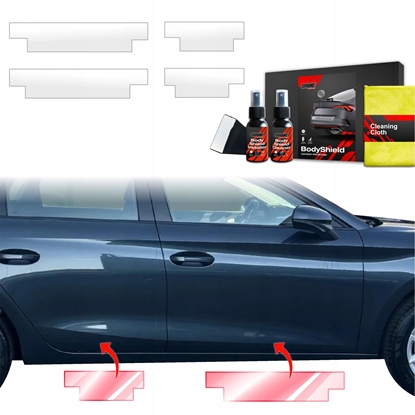 Attēls no GrizzGlass Folia ochronna na progi GrizzGlass BodyShield do Seat Leon (2024-2025) [4w1]