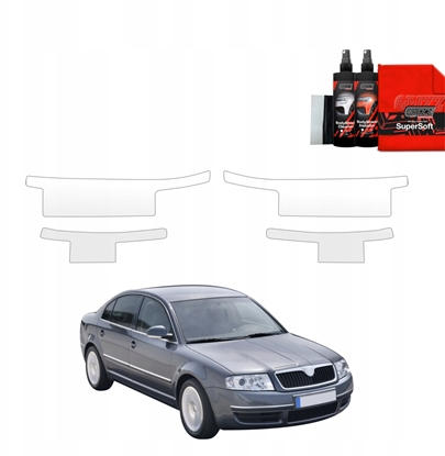 Attēls no GrizzGlass Folia ochronna na progi GrizzGlass BodyShield do Skoda Superb (2001-2008) [4w1]