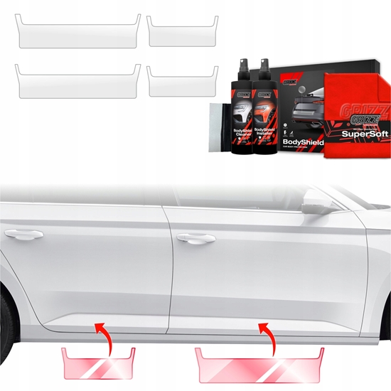 Picture of GrizzGlass Folia ochronna na progi GrizzGlass BodyShield do Skoda Superb 3 Combi (2015-2019) [4w1]