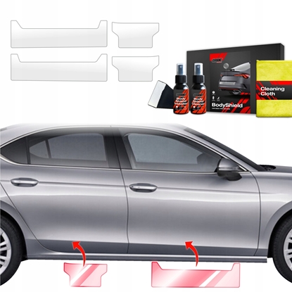 Attēls no GrizzGlass Folia ochronna na progi GrizzGlass BodyShield do Skoda Superb 4 Liftback (2024-2025) [4w1]