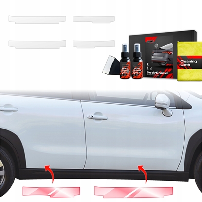 Attēls no GrizzGlass Folia ochronna na progi GrizzGlass BodyShield do Suzuki S-Cross (2021-2025) [4w1]