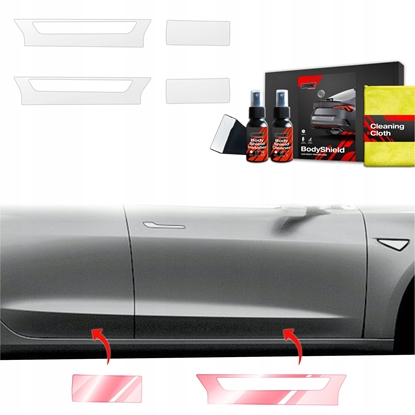 Attēls no GrizzGlass Folia ochronna na progi GrizzGlass BodyShield do Tesla Model 3 (2017-2020) [4w1]