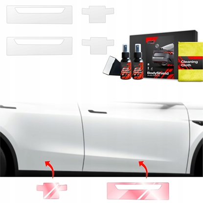 Attēls no GrizzGlass Folia ochronna na progi GrizzGlass BodyShield do Tesla Model Y (2020-2024) [4w1]