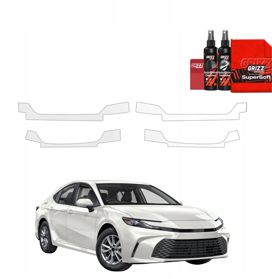 Picture of GrizzGlass Folia ochronna na progi GrizzGlass BodyShield do Toyota Camry (2025-2026) [4w1]