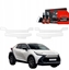 Attēls no GrizzGlass Folia ochronna na progi GrizzGlass BodyShield do Toyota C-HR (2023-2025) [4w1]