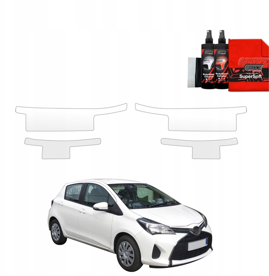 Picture of GrizzGlass Folia ochronna na progi GrizzGlass BodyShield do Toyota Yaris (2011-2016) [4w1]