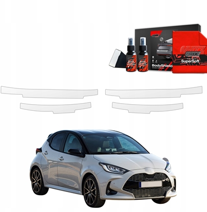 Attēls no GrizzGlass Folia ochronna na progi GrizzGlass BodyShield do Toyota Yaris HEV (2020-2025) [4w1]