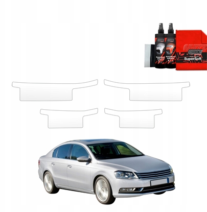 Attēls no GrizzGlass Folia ochronna na progi GrizzGlass BodyShield do Volkswagen Passat B7 Sedan (2010-2014) [4w1]