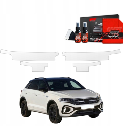 Attēls no GrizzGlass Folia ochronna na progi GrizzGlass BodyShield do Volkswagen VW T-Roc (2021-2025) [4w1]