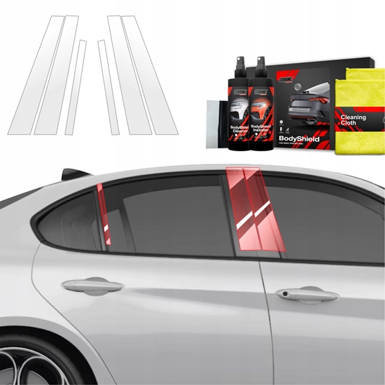 Picture of GrizzGlass Folia ochronna na supki GrizzGlass BodyShield do Alfa Romeo Giulia (2023-2025) [6w1]