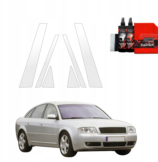 Picture of GrizzGlass Folia ochronna na supki GrizzGlass BodyShield do Audi A6 C5 Sedan (1997-2004) [6w1]