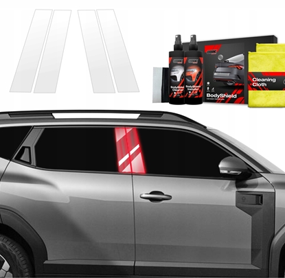 Attēls no GrizzGlass Folia ochronna na supki GrizzGlass BodyShield do Dacia Duster (2024-2025) [4w1]