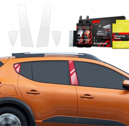 Picture of GrizzGlass Folia ochronna na supki GrizzGlass BodyShield do Dacia Sandero (2020-2024) [4w1]