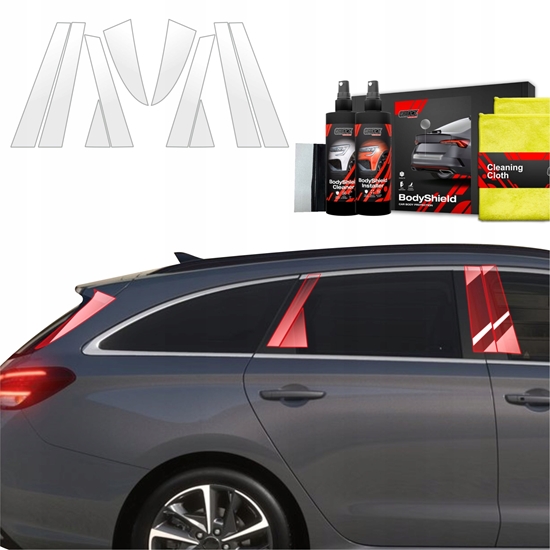 Picture of GrizzGlass Folia ochronna na supki GrizzGlass BodyShield do Hyundai i30 Wagon (2020-2025) [10w1]