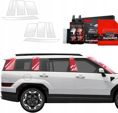 Attēls no GrizzGlass Folia ochronna na supki GrizzGlass BodyShield do Hyundai Santa Fe (2023-2025) [10w1]
