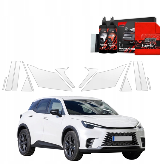 Picture of GrizzGlass Folia ochronna na supki GrizzGlass BodyShield do Lexus LBX (2023-2025) [10w1]