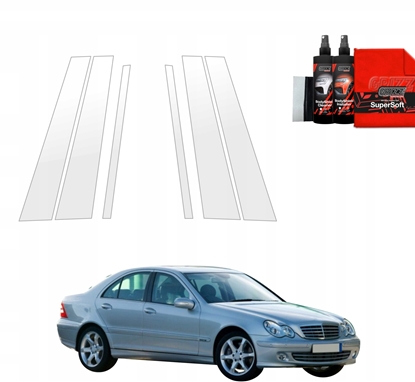 Picture of GrizzGlass Folia ochronna na supki GrizzGlass BodyShield do Mercedes Benz C Klasa W203 Sedan (2000-2007) [6w1]