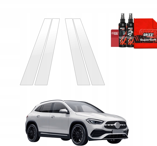 Изображение GrizzGlass Folia ochronna na supki GrizzGlass BodyShield do Mercedes GLA 200 (2020-2026) [4w1]