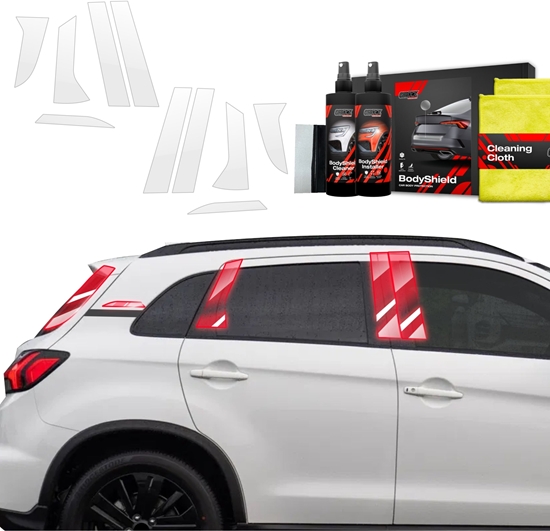 Изображение GrizzGlass Folia ochronna na supki GrizzGlass BodyShield do Mitsubishi ASX Facelift (2024-2025) [10w1]