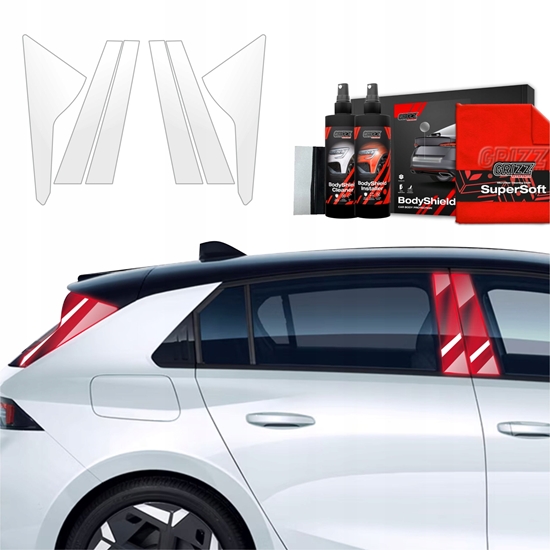 Picture of GrizzGlass Folia ochronna na supki GrizzGlass BodyShield do Opel Astra (2021-2024) [6w1]