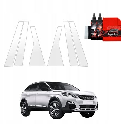 Picture of GrizzGlass Folia ochronna na supki GrizzGlass BodyShield do Peugeot 3008 (2016-2024) [6w1]
