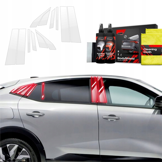 Picture of GrizzGlass Folia ochronna na supki GrizzGlass BodyShield do Renault Rafale (2024-2025) [10w1]