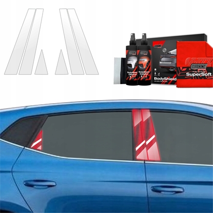Picture of GrizzGlass Folia ochronna na supki GrizzGlass BodyShield do Seat Ibiza (2021-2025) [6w1]