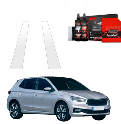 Picture of GrizzGlass Folia ochronna na supki GrizzGlass BodyShield do Skoda Fabia (2019-2025) [2w1]