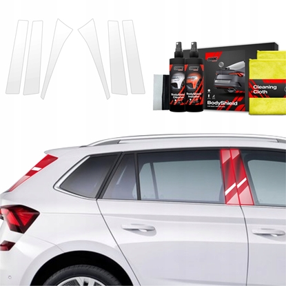 Picture of GrizzGlass Folia ochronna na supki GrizzGlass BodyShield do Skoda Kamiq (2019-2025) [6w1]