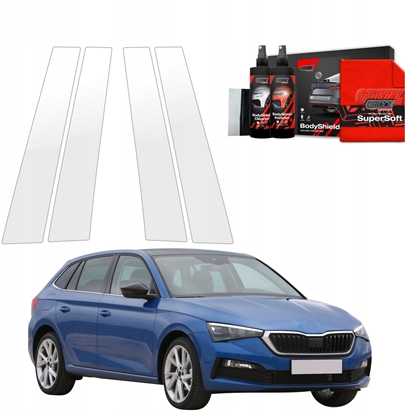 Picture of GrizzGlass Folia ochronna na supki GrizzGlass BodyShield do Skoda Scala (2019-2023) [4w1]