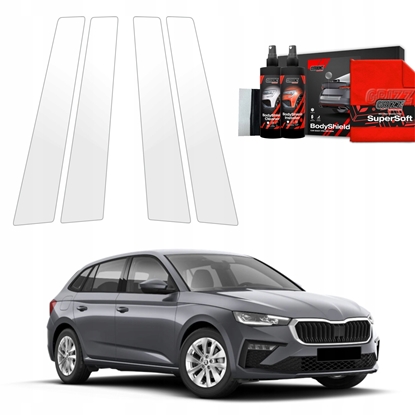 Picture of GrizzGlass Folia ochronna na supki GrizzGlass BodyShield do Skoda Scala (2023-2025) [4w1]