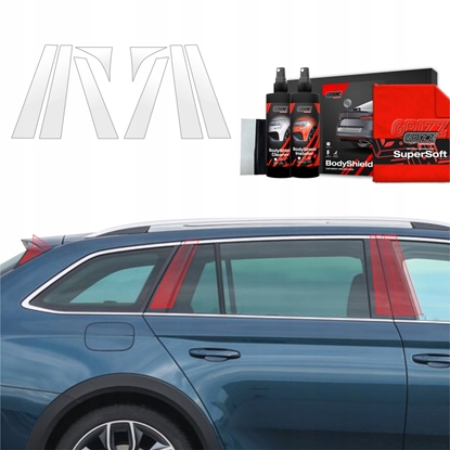 Picture of GrizzGlass Folia ochronna na supki GrizzGlass BodyShield do Skoda Superb 3 Combi (2015-2019) [8w1]
