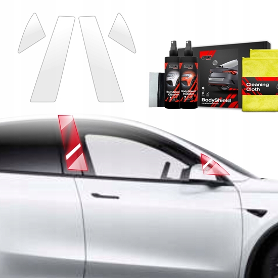 Picture of GrizzGlass Folia ochronna na supki GrizzGlass BodyShield do Tesla Model Y Juniper (2024-2025) [4w1]