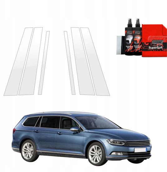 Picture of GrizzGlass Folia ochronna na supki GrizzGlass BodyShield do Volkswagen Passat B8 Kombi (2014-2022) [4w1]