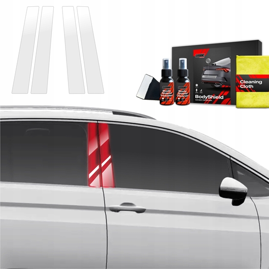 Picture of GrizzGlass Folia ochronna na supki GrizzGlass BodyShield do Volkswagen VW Touran (2024-2025) [4w1]